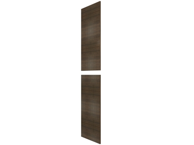 Two piece tall finished end panel (HORIZONTAL grain - OVER 80" HEIGHT) 