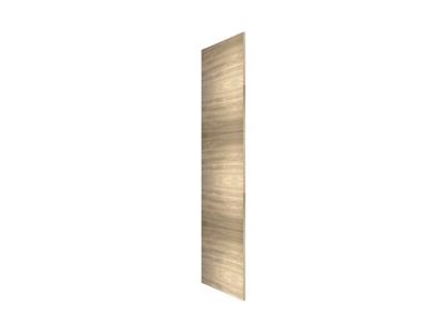 Tall finished end panel (HORIZONTAL grain- UNDER 80" HEIGHT)