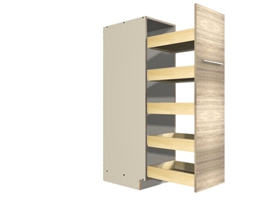 Pullout Pantry Rack (5 equal height shelves)