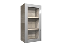 1 GLASS door wall cabinet