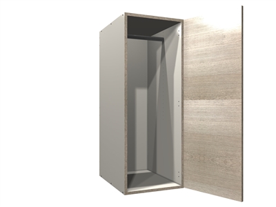 1 door WARDROBE closet cabinet (closet rod behind doors)