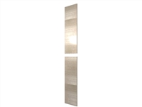 Two piece closet finished end panel (HORIZONTAL grain - OVER 80" HEIGHT)