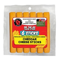 6 oz. Six Sticks Cheddar Cheese Stick Pack