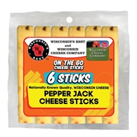 6 oz. Six Sticks Pepper Jack Cheese Stick Pack