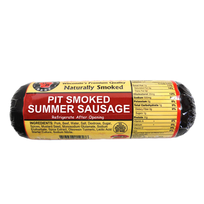 Original Pit Smoked Summer Sausage 12oz.