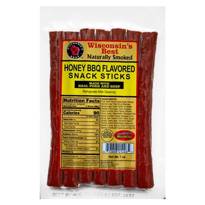 Honey BBQ Sausage Stick Value Pack 7oz.