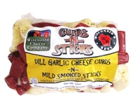 10oz. Garlic Dill Cheese Curds n Mild Sausage Sticks Pack