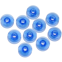20 Blue Plastic Bobbins for Viking Emerald 116 118 122 183 Sewing Machines