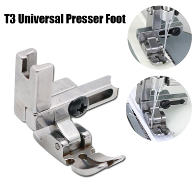 Adjustable Cording/Regular/Zipper Presser Foot For Single Needle Industrial Sewing Machines Juki Brother Single Needle Lockstitch Machine Foot