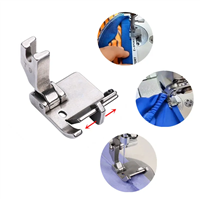 Adjustable Presser Foot Edge Guide Hemmer Foot T9 For Industrial Single Needle Lockstitch Sewing Machines