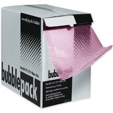 BUBBLE, POLY, ANTI-STATIC, 3/16", 12"x175', 12" PERF., BOXED