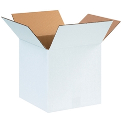 Box, 12 x 12 x 12 White 200# / 32 ECT 25 bdl./ 500 bale