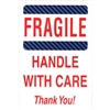 LABELS, 4" x 6", FRAGILE HWC THANK YOU, 500/ROLL