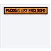 6 1/2" x 5" Orange "Packing List Enclosed" Envelopes 1000/Case