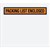 7" x 6" Orange "Packing List Enclosed" Envelopes 1000/Case