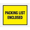 7" x 5 1/2" Yellow "Packing List Enclosed" Envelopes 1000/Case