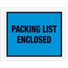 7" x 5 1/2" Blue "Packing List Enclosed" Envelopes 1000/Case