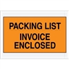 4 1/2" x 5 1/2" Orange "Packing List/Invoice Enclosed" Envelopes 1000/Case