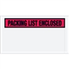 5 1/2" x 10" Red "Packing List Enclosed" Envelopes 1000/Case