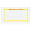 5 1/2" x 10" Yellow Border "Hazardous Waste" Document Envelopes 1000/Case