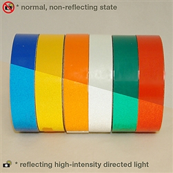 TAPE, REFLECTIVE, ORANGE, 4" X 150', 5.5 MIL