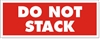 LABELS, 3" x 5", DO NOT STACK, RED, 500/ROLL