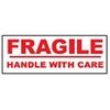 TAPE, PRINTED "FRAGILE HANDLE WITH CARE", 2" X 110 YD, 36/CS, WHITE/RED