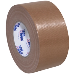 TAPE, DUCT, 2" X 60 YD, 24 RLS/CASE, BROWN 10 MIL