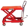 SCISSOR LIFT TABLE, PORTABLE, 1000 LB., 24 X 36", 24" TRAVEL