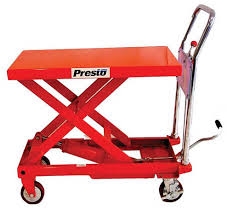 SCISSOR LIFT TABLE, PORTABLE, 1000 LB., 24 X 36", 24" TRAVEL