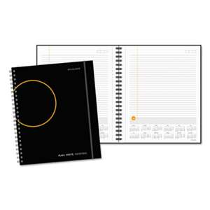 AT-A-GLANCE Plan. Write. Remember. Notebook with Reference Calendar, 9 3/16 x 11, Black