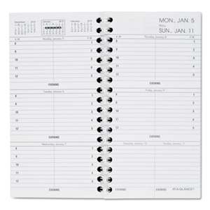 AT-A-GLANCE Weekly Appointment Book Refill Hourly Ruled, 3 1/4 x 6 1/4, 2017