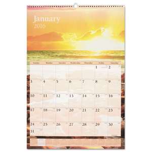 AT-A-GLANCE Scenic Monthly Wall Calendar, 15 1/2 x 22 3/4, 2017