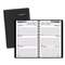 AT-A-GLANCE Block Format Weekly Appointment Book, 4 7/8 x 8, Black, 2017
