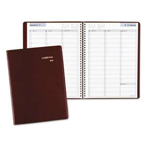 AT-A-GLANCE Weekly Appointment Book, 8 x 11, Burgundy, 2017