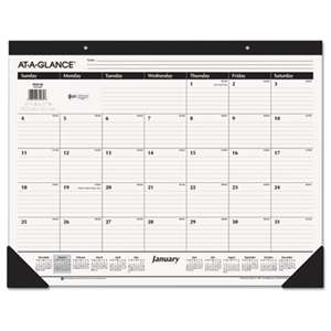 AT-A-GLANCE Ruled Desk Pad, 22 x 17, 2017