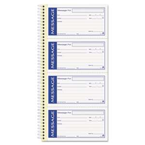 CARDINAL BRANDS INC. Write 'n Stick Phone Message Pad, 2 3/4 x 4 3/4, Two-Part Carbonless, 200 Forms