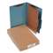 ACCO BRANDS, INC. Pressboard 25-Pt Classification Folders, Legal, 4-Section, Sky Blue, 10/Box