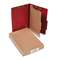 ACCO BRANDS, INC. Pressboard 25-Pt Classification Folders, Legal, 4-Section, Earth Red, 10/Box