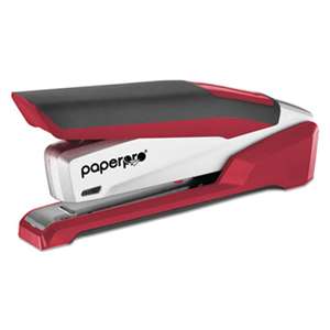 ACCENTRA, INC. inPOWER+ 28 Premium Desktop Stapler, 28-Sheet Capacity, Red/Silver