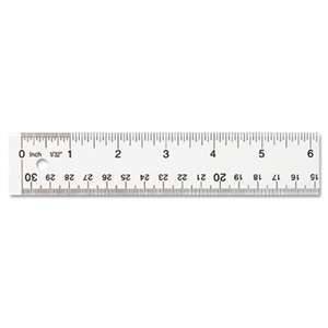 ACME UNITED CORPORATION See Through Acrylic Ruler, 12", Clear