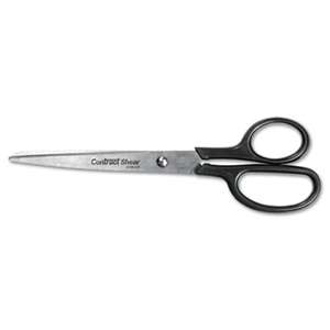 ACME UNITED CORPORATION Straight Contract Scissors, 8" Long, Black