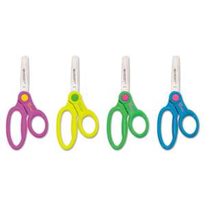 ACME UNITED CORPORATION Kids Scissors With Antimicrobial Protection, Assorted Colors, 5" Blunt