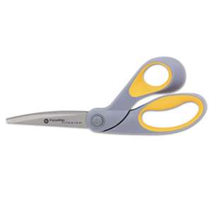 ACME UNITED CORPORATION ExtremEdge Adjustable Tension Titanium Bonded Scissors, 9" Bent, Gray