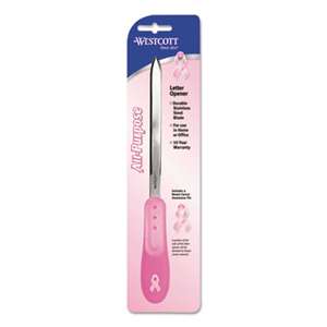 ACME UNITED CORPORATION Pink Ribbon Stainless Steel Letter Opener