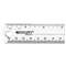 ACME UNITED CORPORATION 6" Clear Ruler