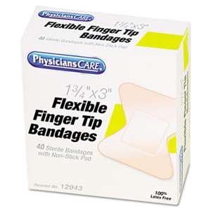 ACME UNITED CORPORATION First Aid Fingertip Bandages, 40/Box