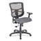 ALERA Alera Elusion Series Air Mesh Mid-Back Swivel/Tilt Chair, Black