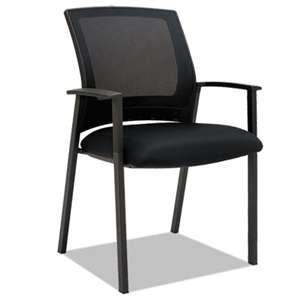ALERA Alera ES Series Mesh Stack Chairs, Black, 2 per Carton