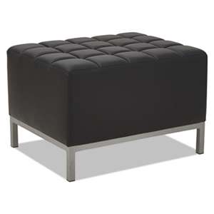 ALERA Alera QUB Series Ottoman, 26 3/8 x 21 1/2 x 17 1/2, Black